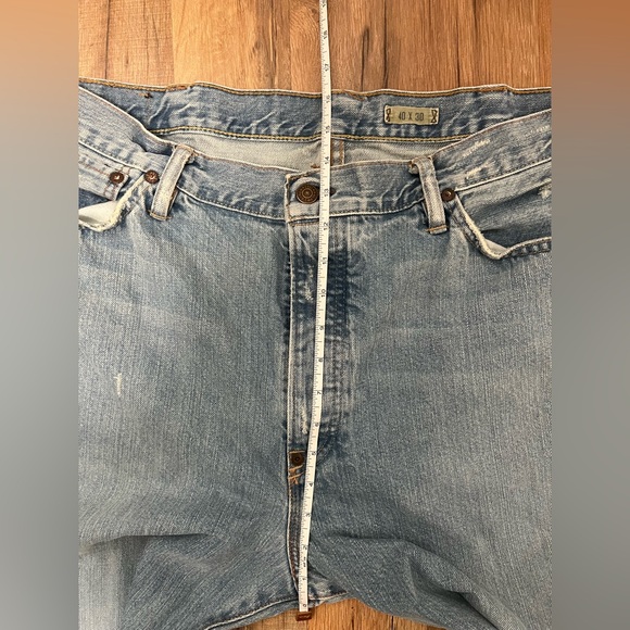 Vintage Polo Ralph Lauren Men’s Jeans 40x30 Straight Leg Relaxed Fit 100% Cotton - Picture 10 of 10